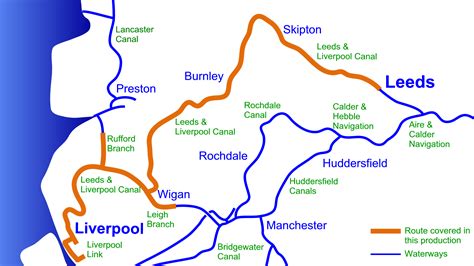 Leeds & Liverpool Canal Maps – Waterway Routes