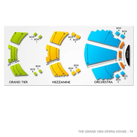 Grand 1894 Opera House Seating Chart | Vivid Seats