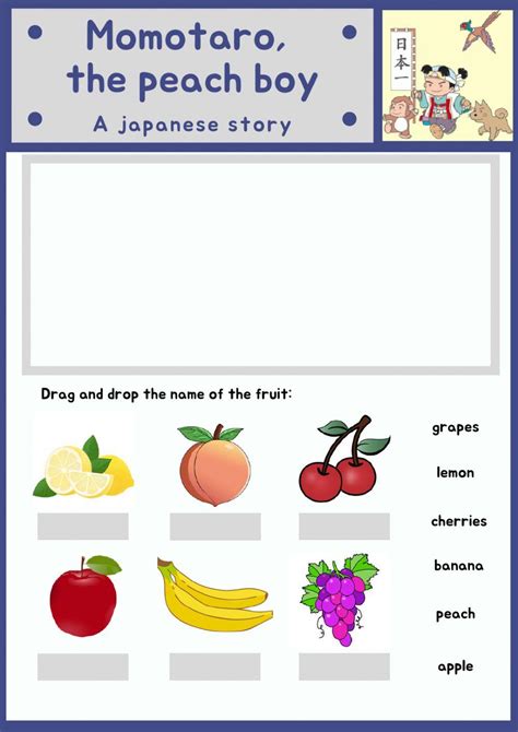 Momotaro (Peach boy) 239874 | epantebre | LiveWorksheets