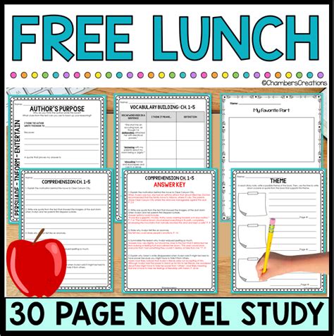 Free Lunch Novel Companion Rex Ogle | Made By Teachers