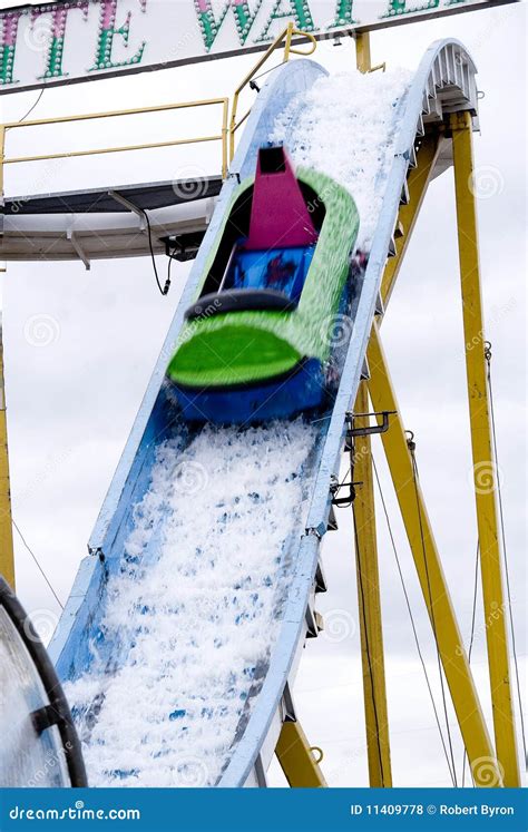 Log Flume Ride Splash Fun Royalty-Free Stock Photography ...