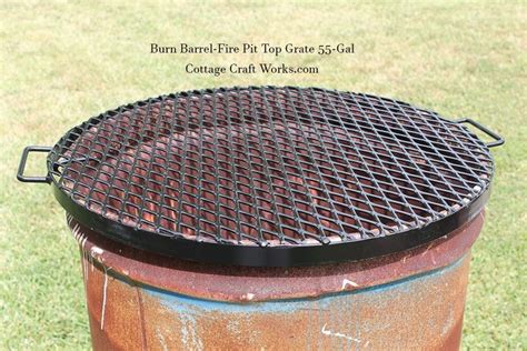 Burn Barrel Top Grate Lid | Burn barrel, Barrel fire pit, Barrel