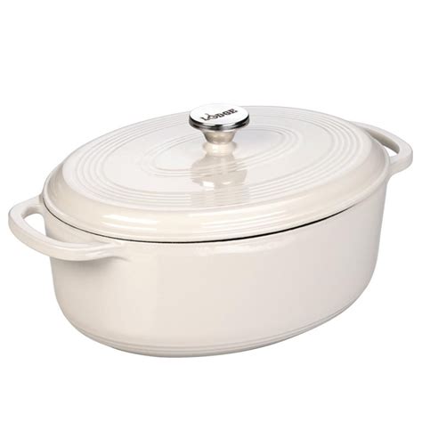 √ Lodge Enameled Cast Iron 3 Quart Dutch Oven