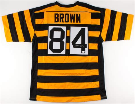 Antonio Brown Signed Steelers Throwback Jersey (JSA COA) | Pristine Auction