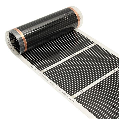 50cmx3m 220v far infrared floor heating film crystal carbon fiber ...