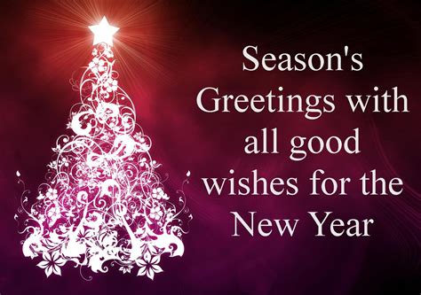 Season's Greetings With All Good Wishes For The New Year Pictures ...