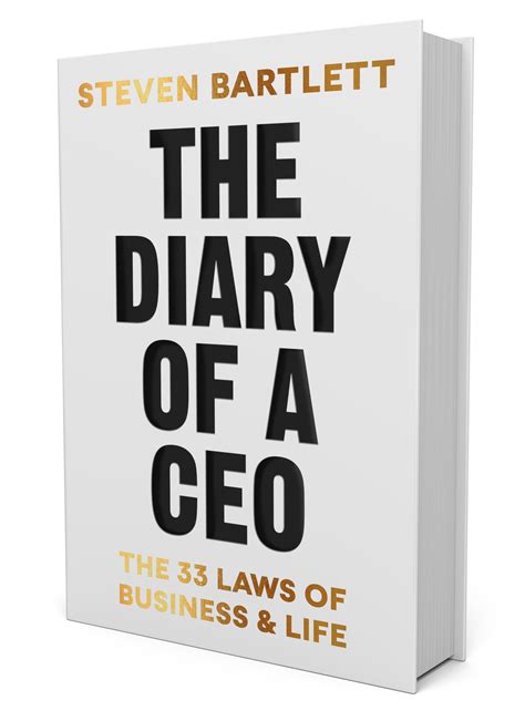 The Diary of a CEO: The 33 Laws of Business and Life by Steven Bartlett ...