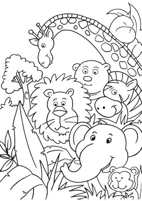 Safari Printable Coloring Pages - Printable Calendars AT A GLANCE