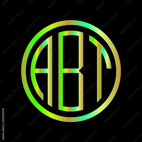 ABT letter logo design/abt gradient color logo/ Ellipse 3 letter logo ...