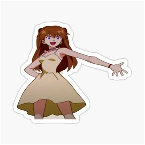 "Feliz Jueves Asuka" Sticker for Sale by RikoShop | Redbubble