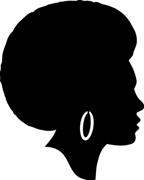Free vector graphic: Woman, Head, Afro, Silhouette - Free Image on Pixabay - 308590