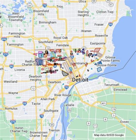 Detroit Gang Map (W.I.P) - Google My Maps