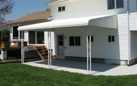 Aluminum Canopy with Uprights | Acme Awning