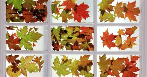 How to Make an Autumn Leaves Stained-Glass Window