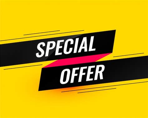 Free Vector | Special offer modern sale banner template