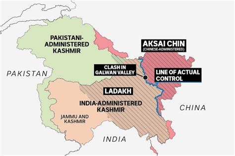 Map Of Kashmir Border Disputes A Photo On Flickriver - vrogue.co