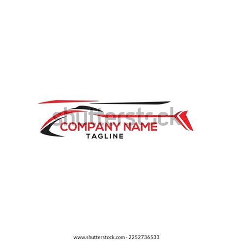 This Helicopter Logo Design Stock Vector (Royalty Free) 2252736533 ...