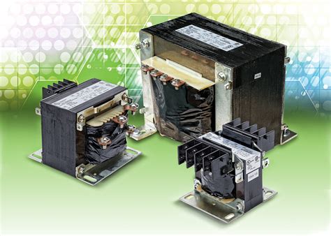 Single-phase open core industrial control transformers