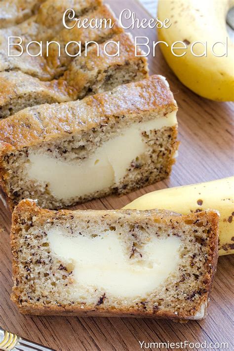 Cream Cheese Banana Bread - Recipe from Yummiest Food Cookbook