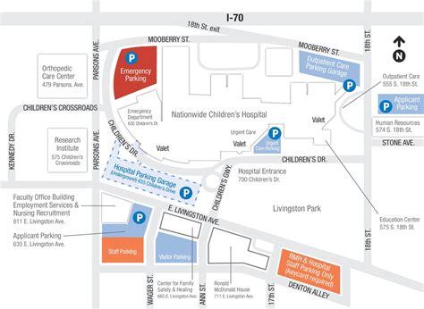 Nationwide Children's Hospital Campus Map