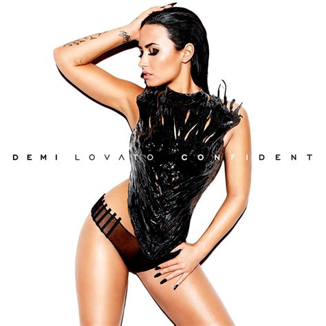 Demi Lovato on 'Confident' Album Cover