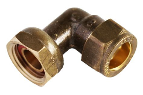 COMPRESSION SWIVEL ELBOW 90 DEG CXFI 15MM – Copper Tubing Africa