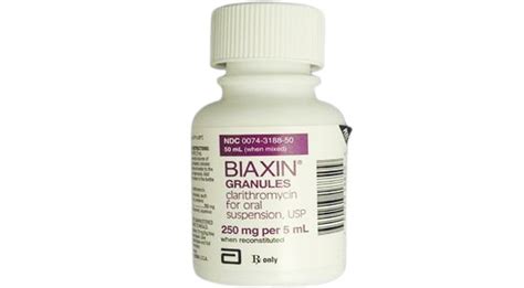 Biaxin (Clarithromycin) - Antibiotic Drugs - AntiinfectiveMeds.com