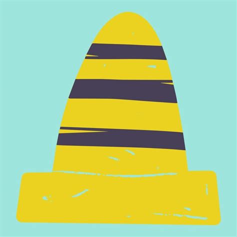 Premium Vector | Traffic cone vector