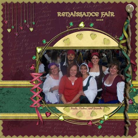 More Renaissance Fair ideas | Travel scrapbook, Renaissance fair, Scrapbook page layouts