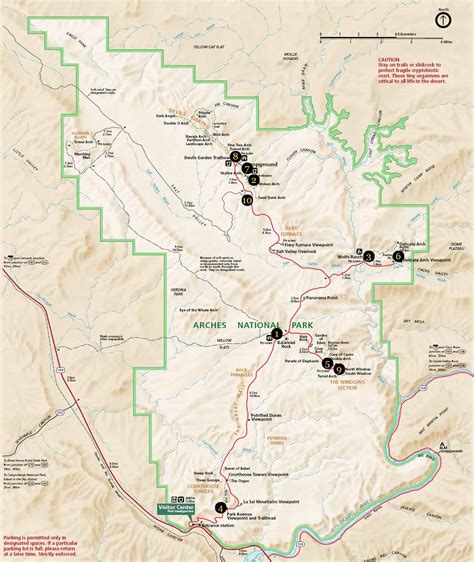 arches national park map - Google zoeken | Arches NP | Pinterest | Arches np and Park