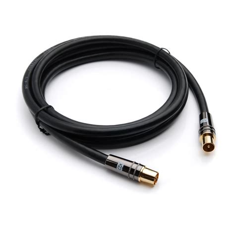 OX XO Antenna Cable - Black - Male plug to Female: Amazon.co.uk: Electronics