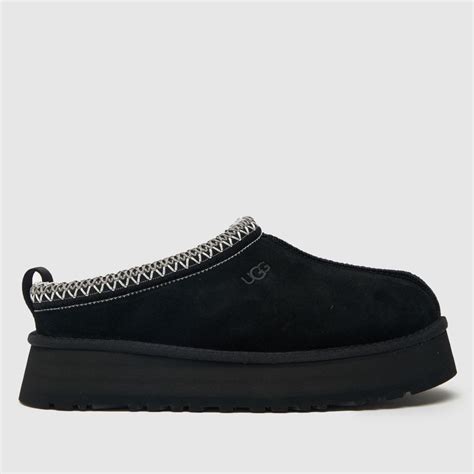 UGG Black Tazz Platform Slippers - ShoeFreak