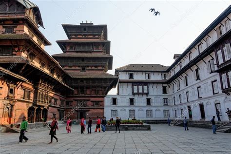 Kathmandu Durbar Square museum courtyard, Nepal – Stock Editorial Photo ...