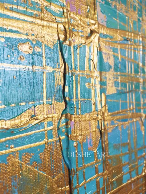 Abstract gold art Painting on canvas Contemporary Art Large | Etsy