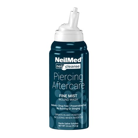 Piercing Aftercare Fine Mist 75ml – NeilMed Piercing Aftercare – United Kingdom