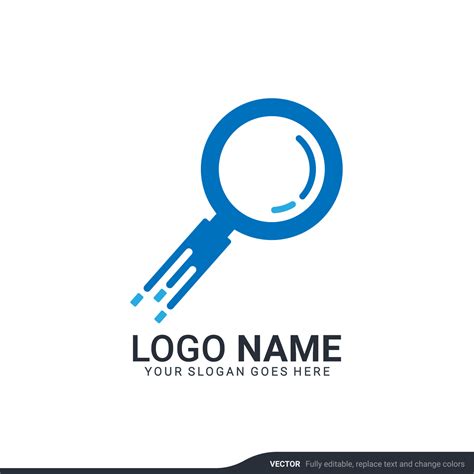 Modern search logo design template. Editable symbol icon logo design. 5338684 Vector Art at Vecteezy