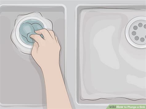 How to Plunge a Sink: 9 Steps (with Pictures) - wikiHow