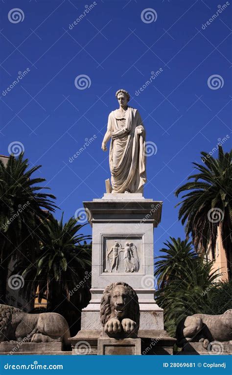 Corsica Ajaccio Statue Of Napoleon Stock Image - Image: 28069681