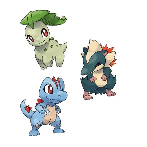 Shiny Gazza Art on Instagram: “Your Johto starters have arrived! The ...