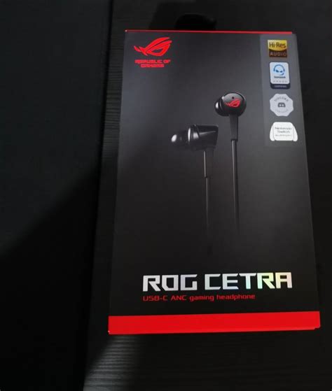 asus ROG CETRA ANC GAMING HEADSET, Audio, Headphones & Headsets on Carousell