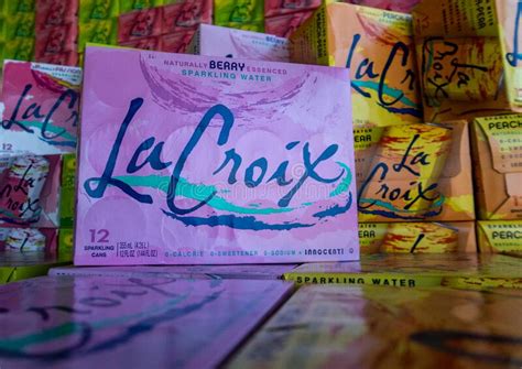 Cases of LaCroix Sparkling Water Editorial Photo - Image of thirst, aisle: 183307291