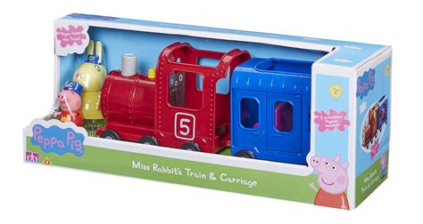 Peppa Pig 06152 Miss Rabbits Train and Carriage Toy, Multi - Buy Online ...