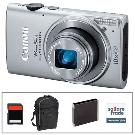 Canon PowerShot ELPH 330 HS Digital Camera Deluxe Accessory Kit