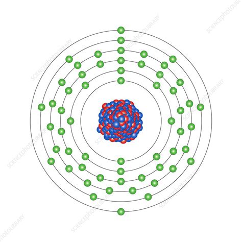 Cerium, atomic structure - Stock Image - C013/1614 - Science Photo Library