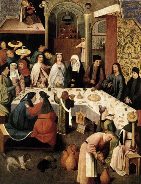 The Marriage Feast at Cana - Hieronymus Bosch - WikiArt.org ...