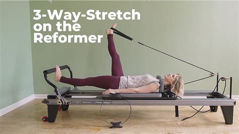 3-Way Stretch on the Pilates Reformer ⎮Hamstrings, IT Band and Inner ...