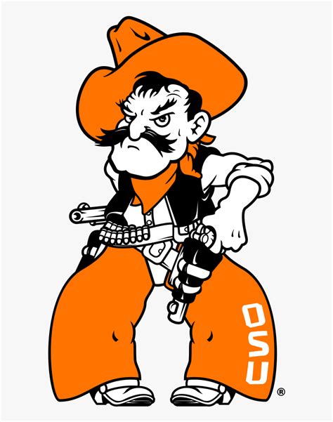 [ img] - Oklahoma State Pistol Pete Logo, HD Png Download - kindpng