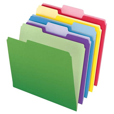 3-tab Color Manila File Folder,100per Box,7-10 Color Provided - Buy Mnila File,Paper File Manila ...