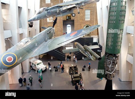 Exhibits in Imperial War Museum, London Stock Photo - Alamy