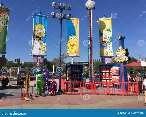 The Simpsons at Universal Studios, Orlando,FL Editorial Image - Image ...